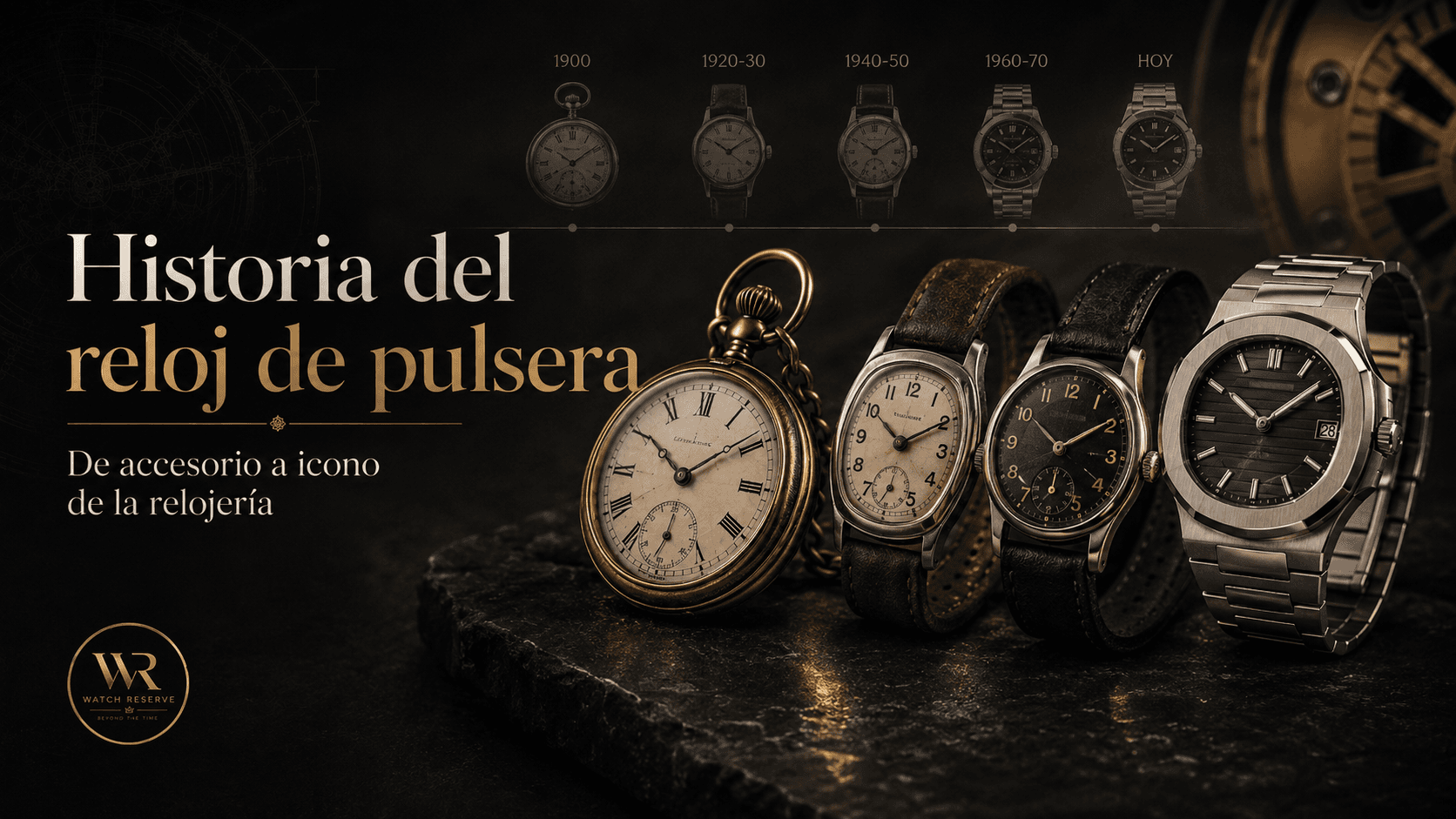 Historia del reloj de pulsera: de accesorio a icono de la relojería