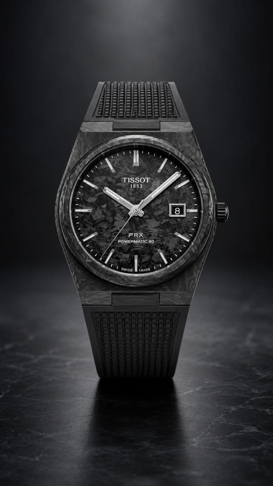 Tissot PRX Powermatic 80 "Carbono"